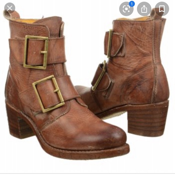 Frye Sabrina Double Buckle Boots